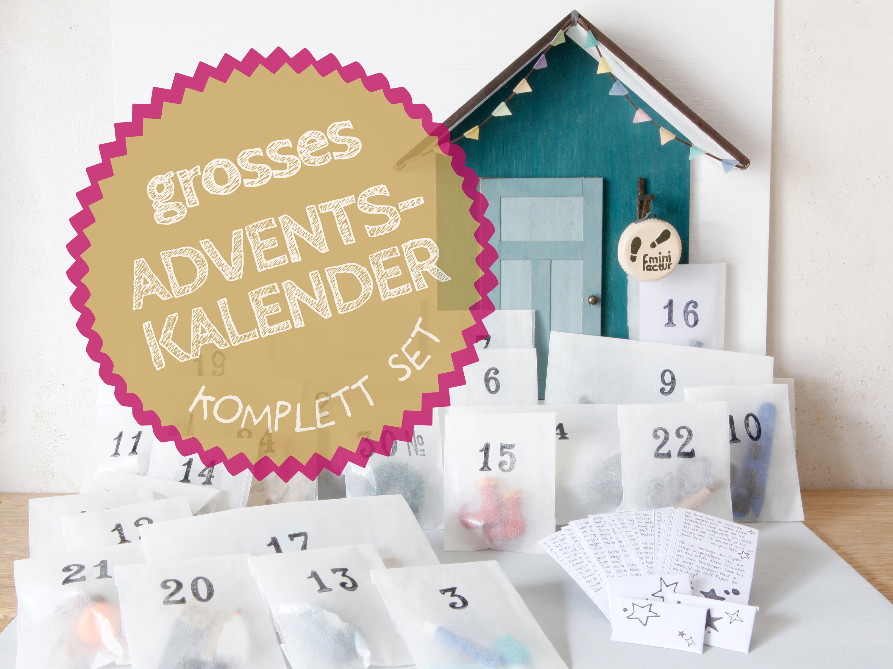 Wichtel Komplett Set 2025 Adventskalender