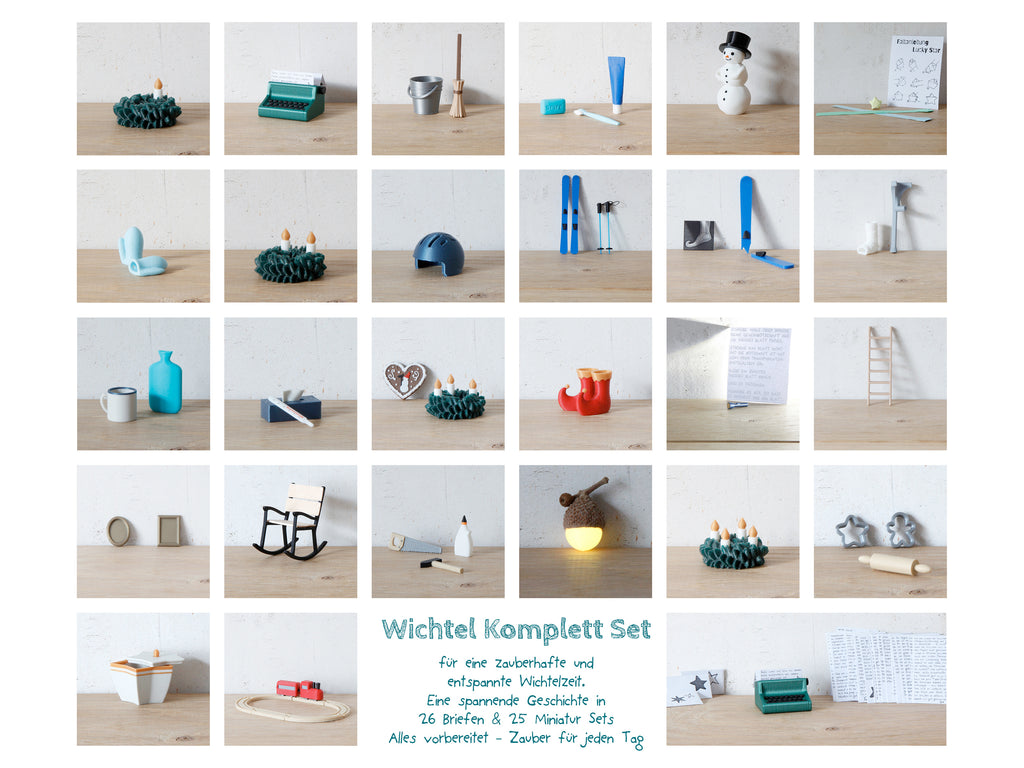 Wichtel Komplett Set 2025 Adventskalender