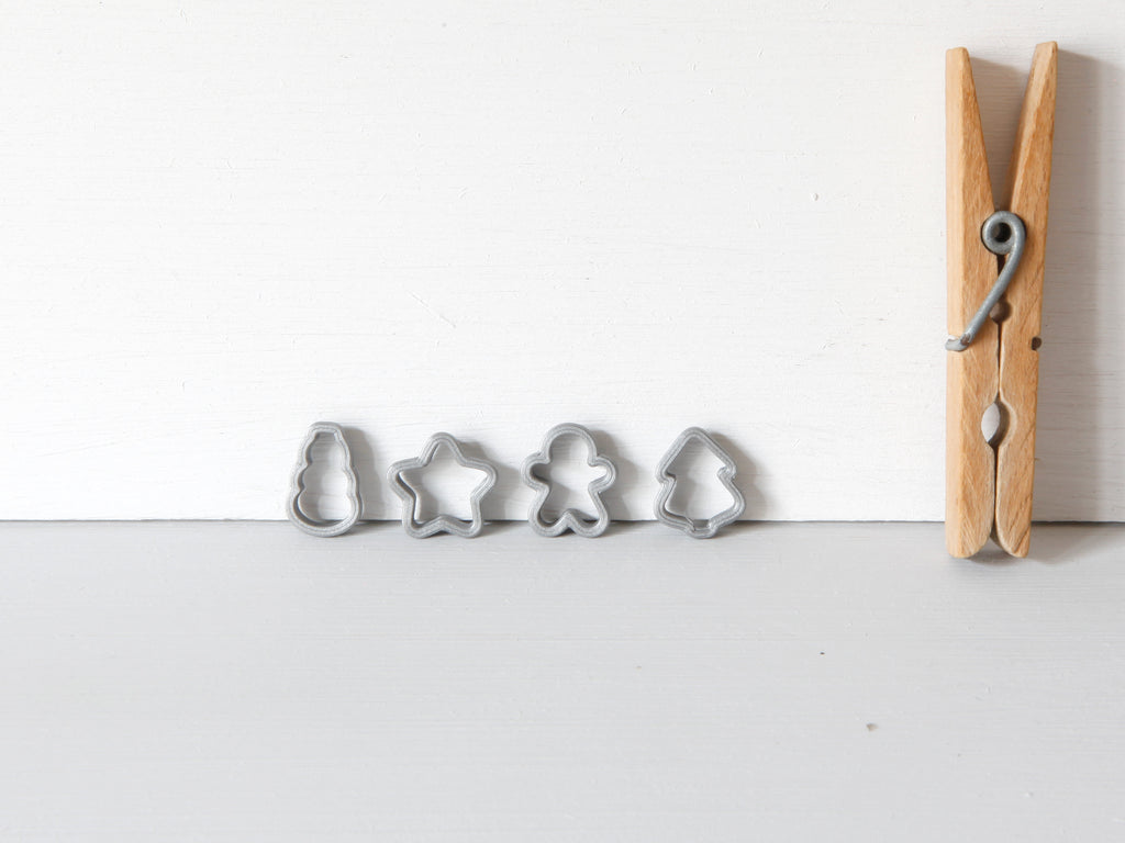 Miniatur Ausstecher für Plätzchen – Set of 4