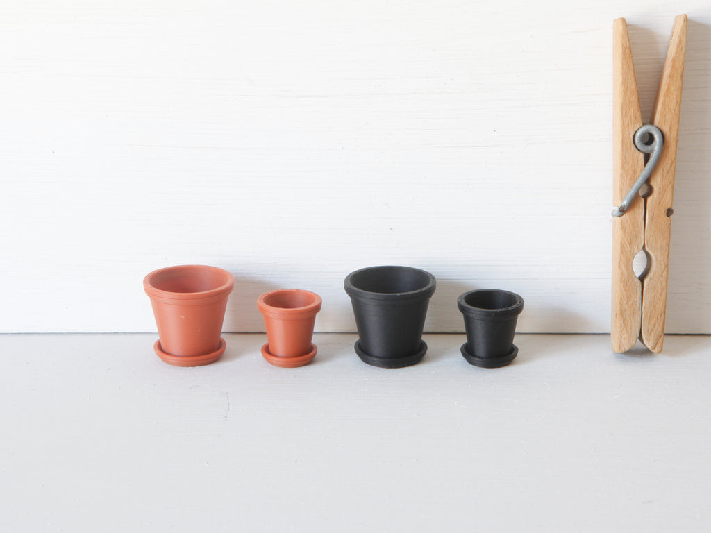 Miniatur Blumentöpfe 2er Set