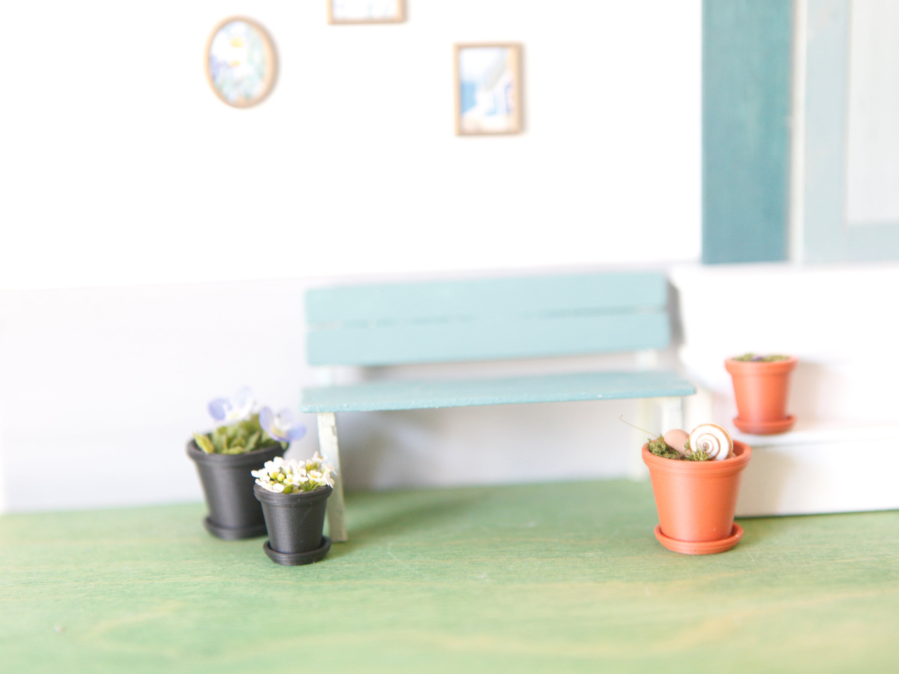 Miniatur Blumentöpfe 2er Set