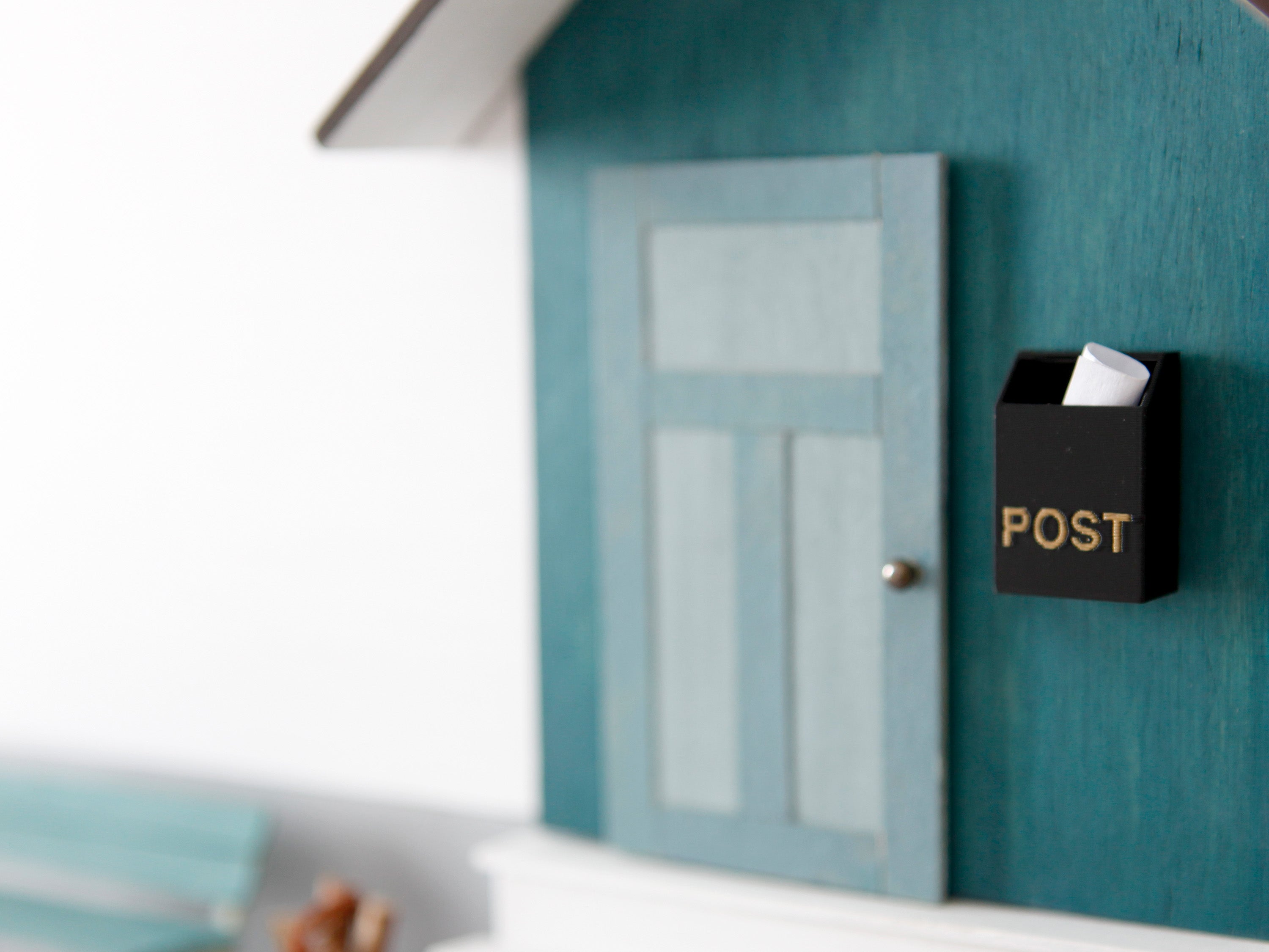 Miniatur Briefkasten für die Wichteltür