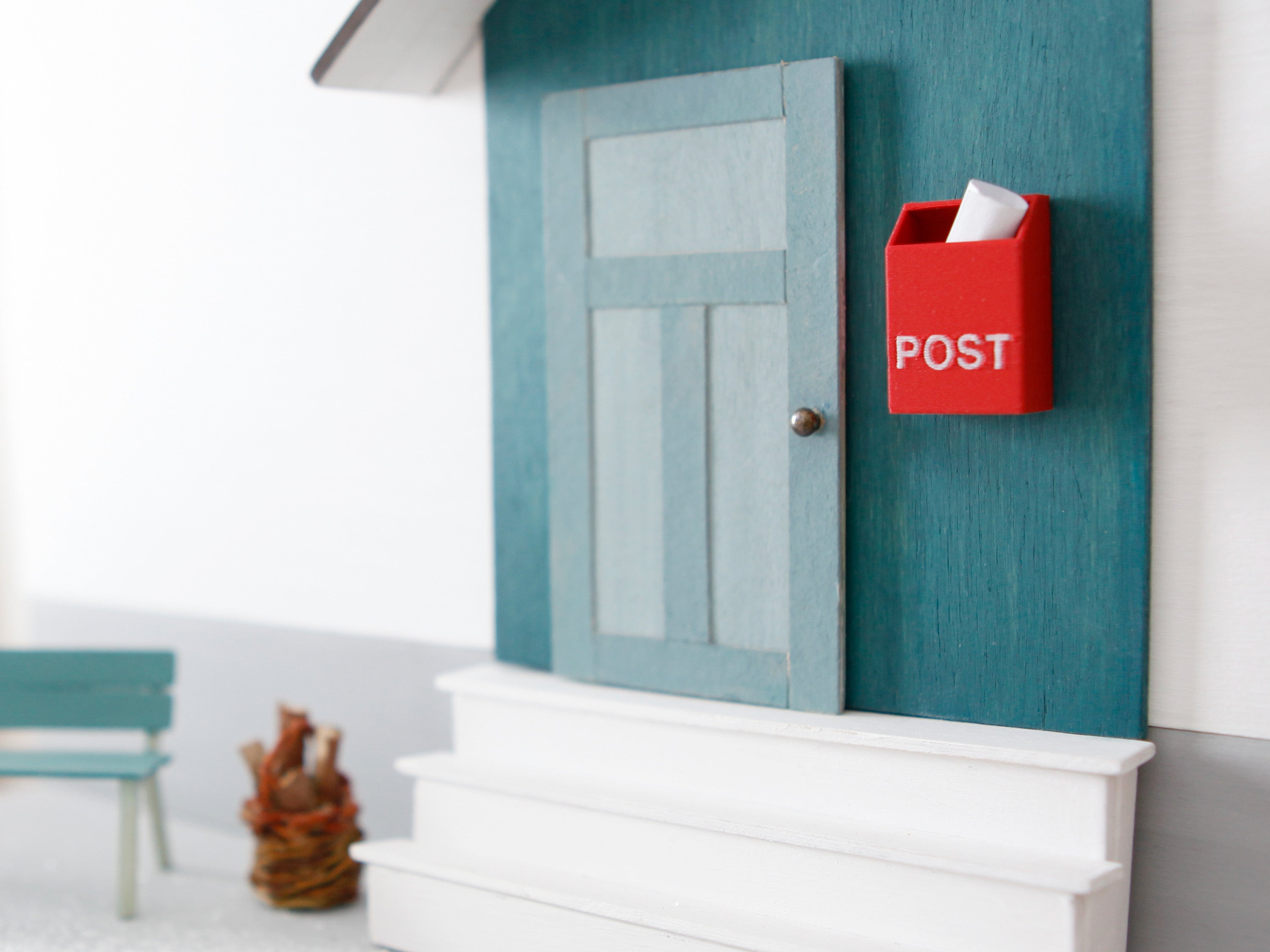 Miniatur Briefkasten für die Wichteltür