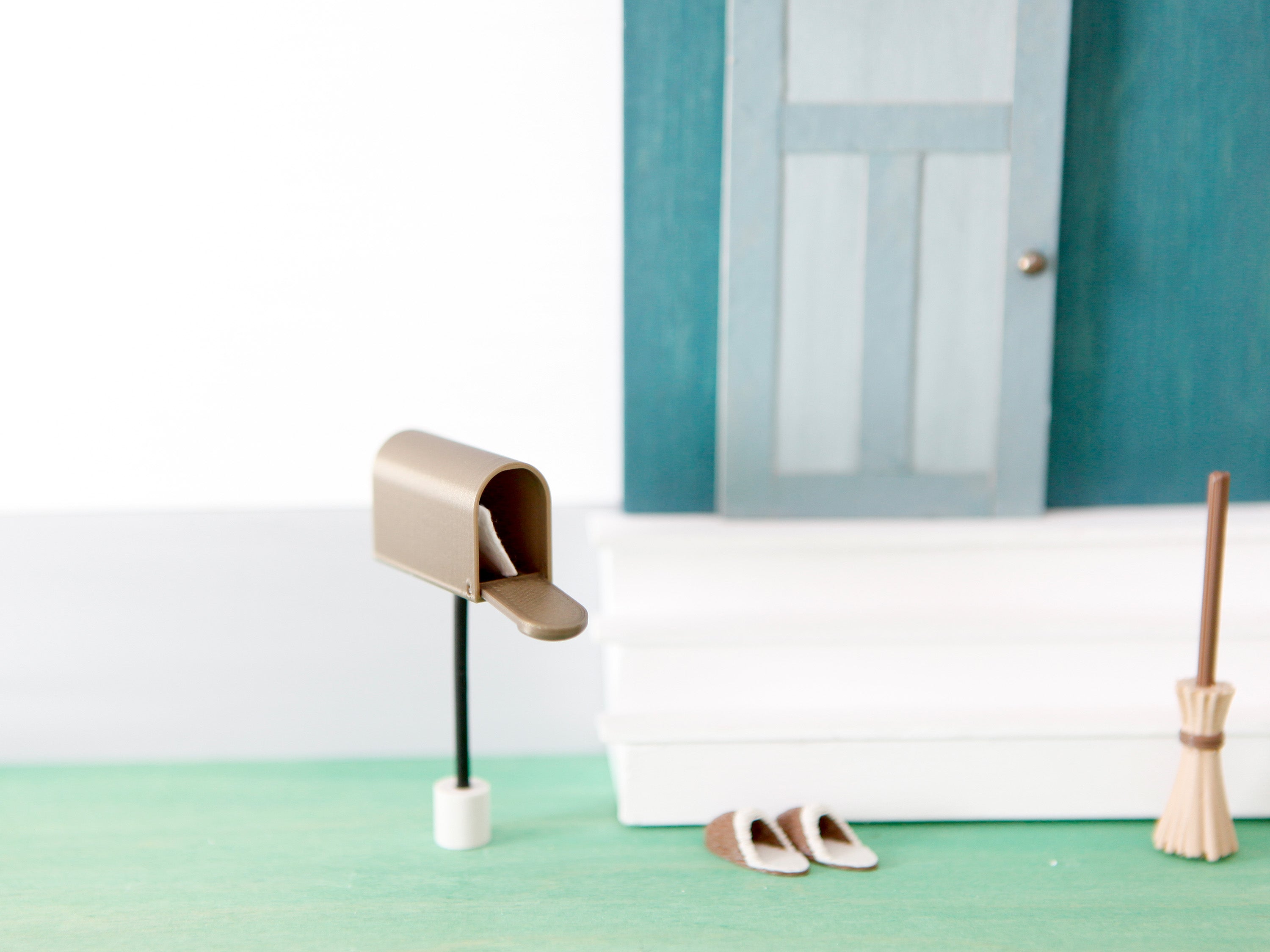 Miniatur Briefkasten für die Wichteltür