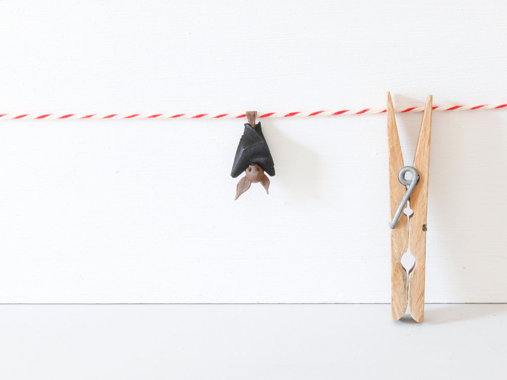 Miniatur Fledermaus für die Wichteltür