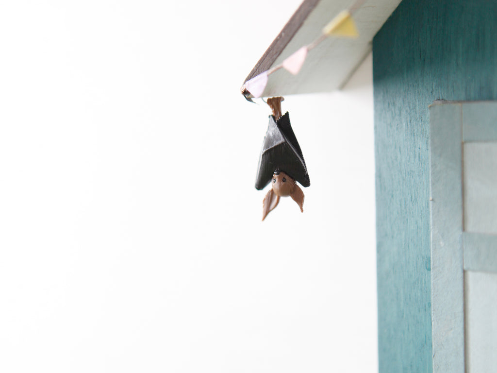 Miniatur Fledermaus für die Wichteltür