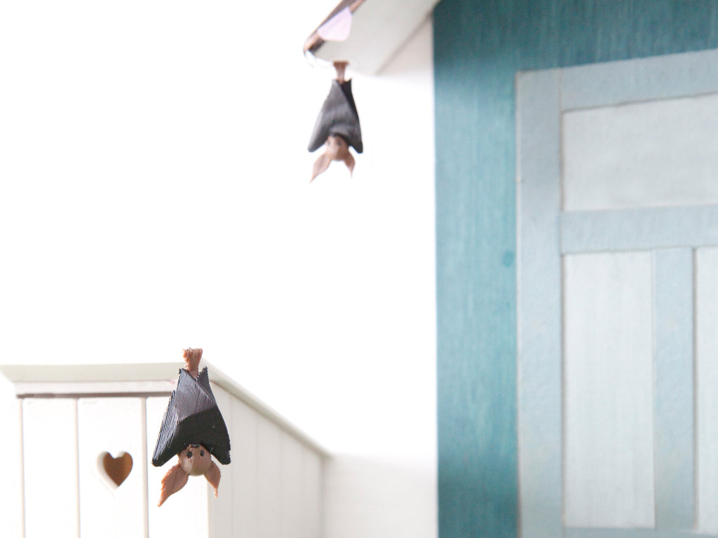 Miniatur Fledermaus für die Wichteltür