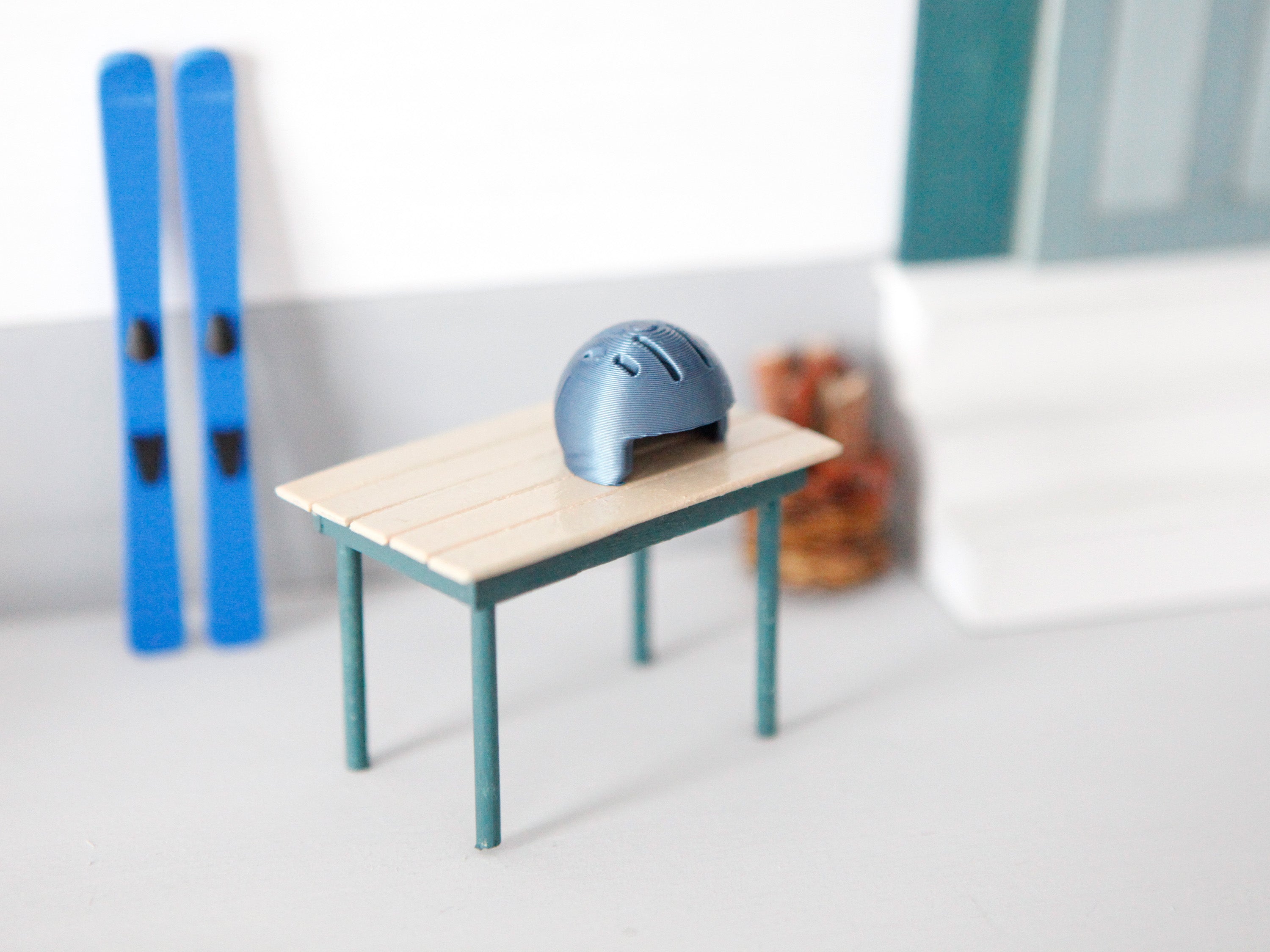 Miniatur Helm für die Wichteltür