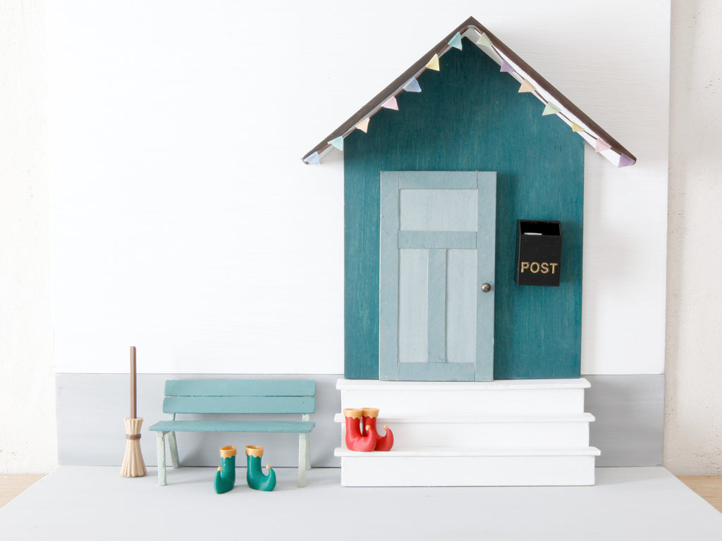 Miniatur Stiefel für die Wichteltür