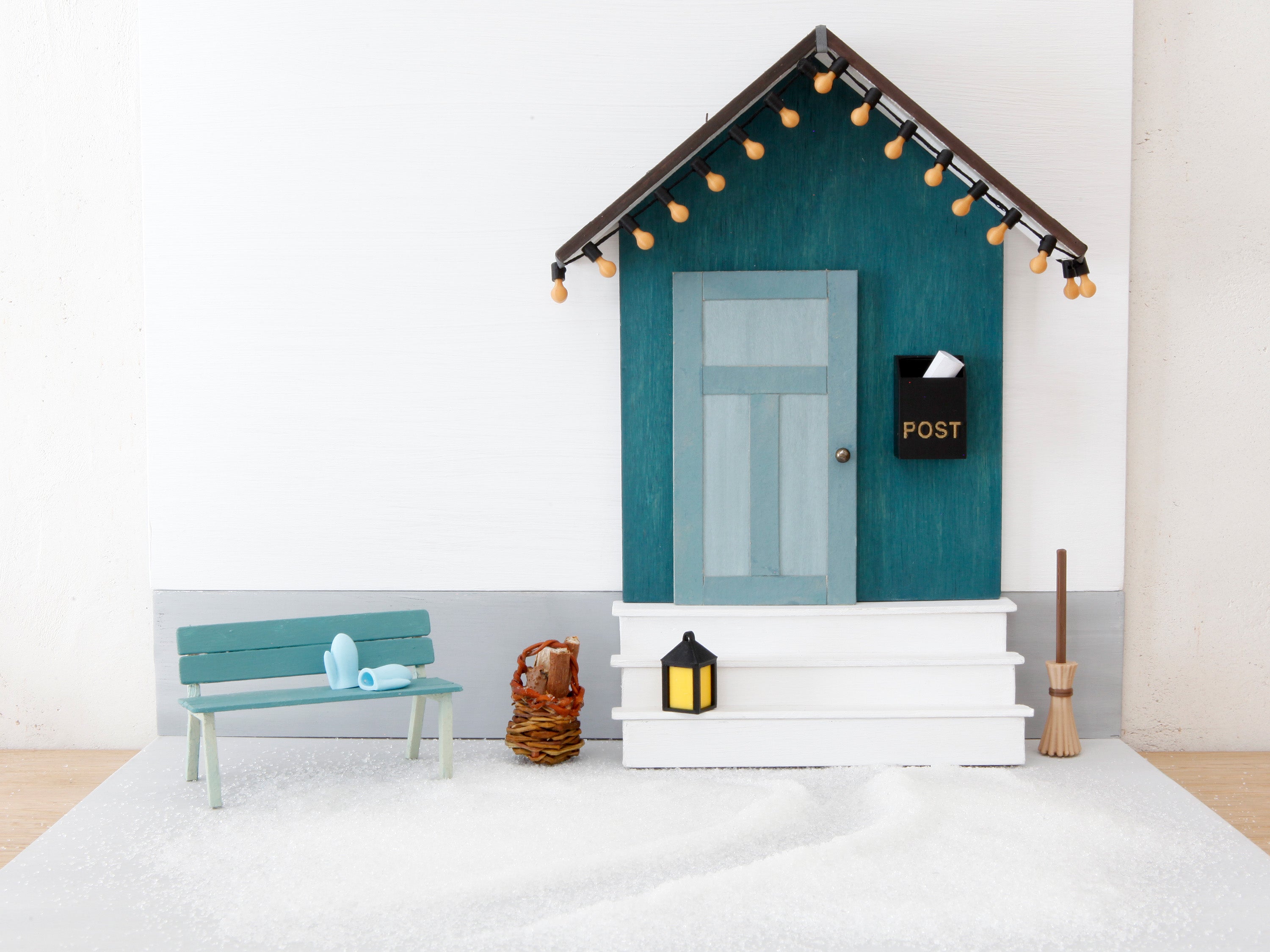 Miniatur Laterne für die Wichteltür