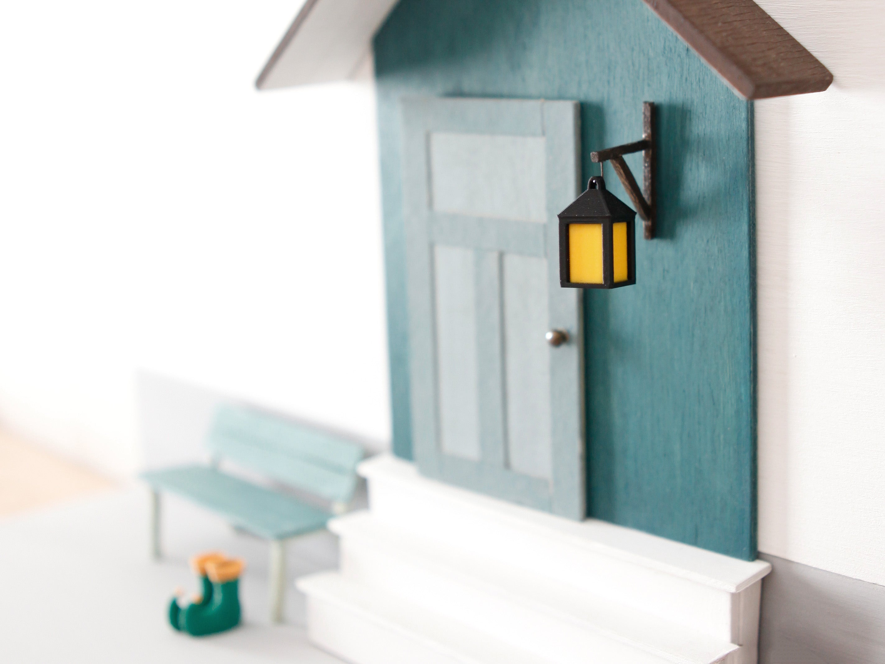 Miniatur Laterne für die Wichteltür