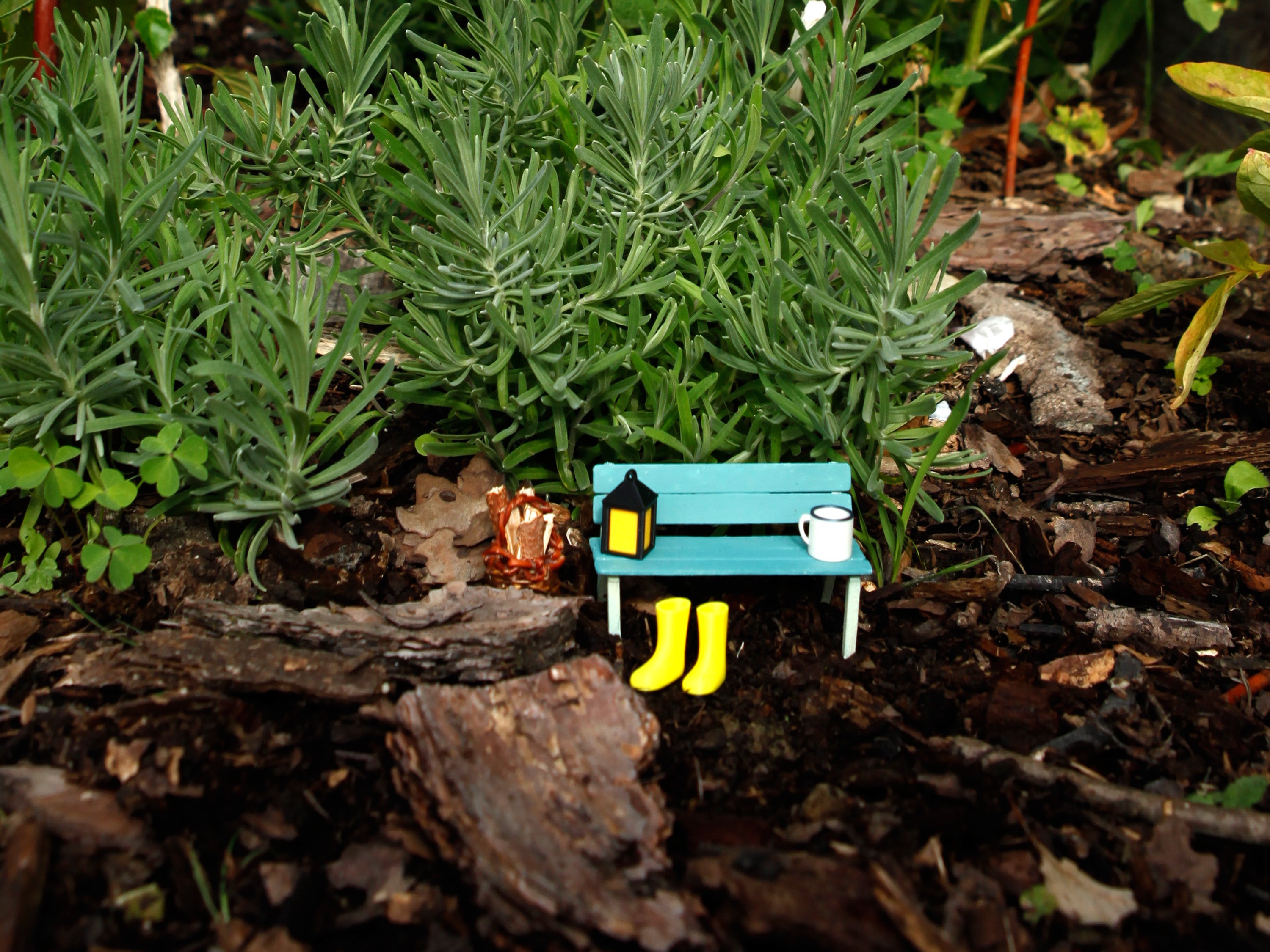 Miniatur Laterne für die Wichteltür