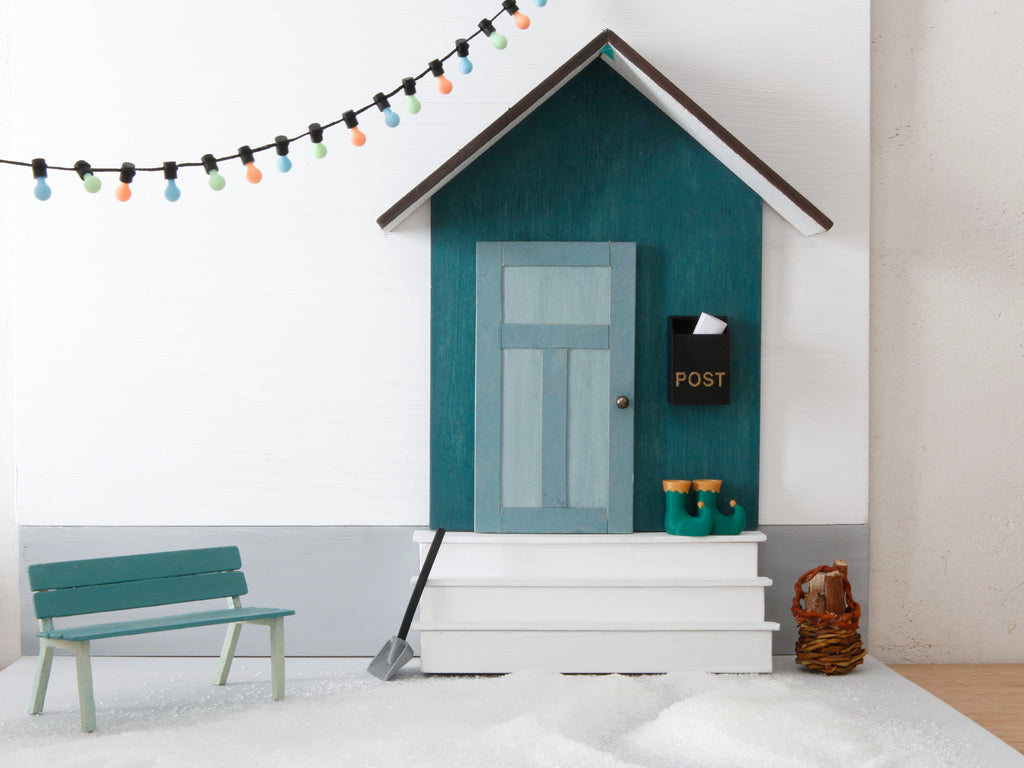 Miniatur Lichterkette für die Wichteltür