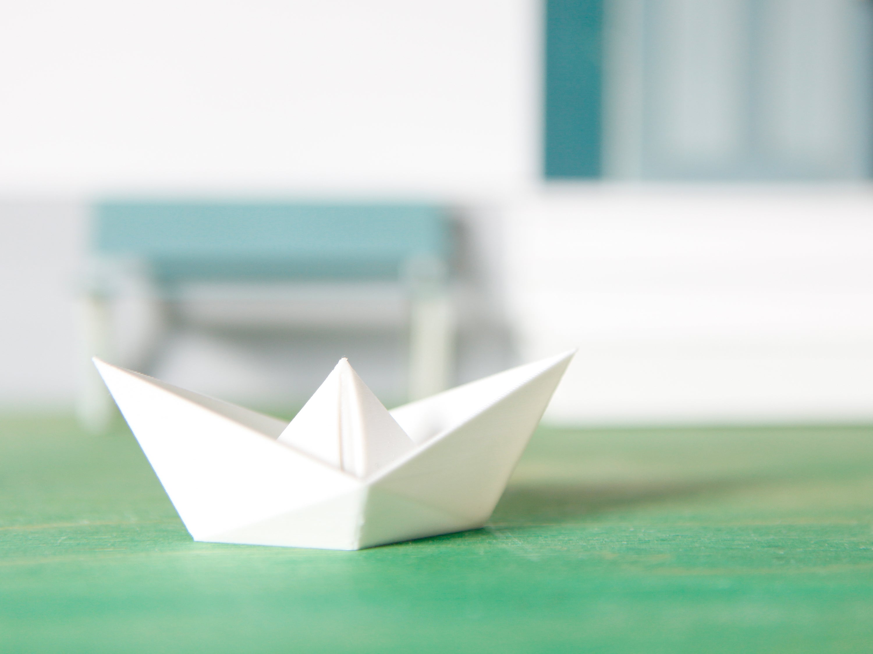 Miniatur Origami-Boot