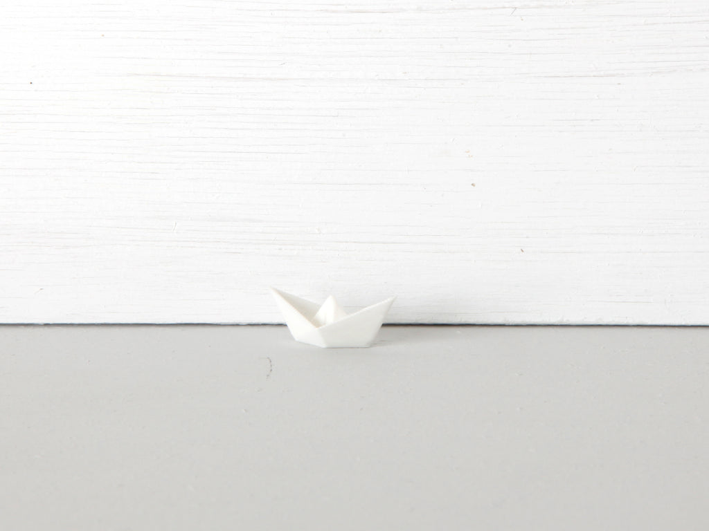 Miniatur Origami-Boote