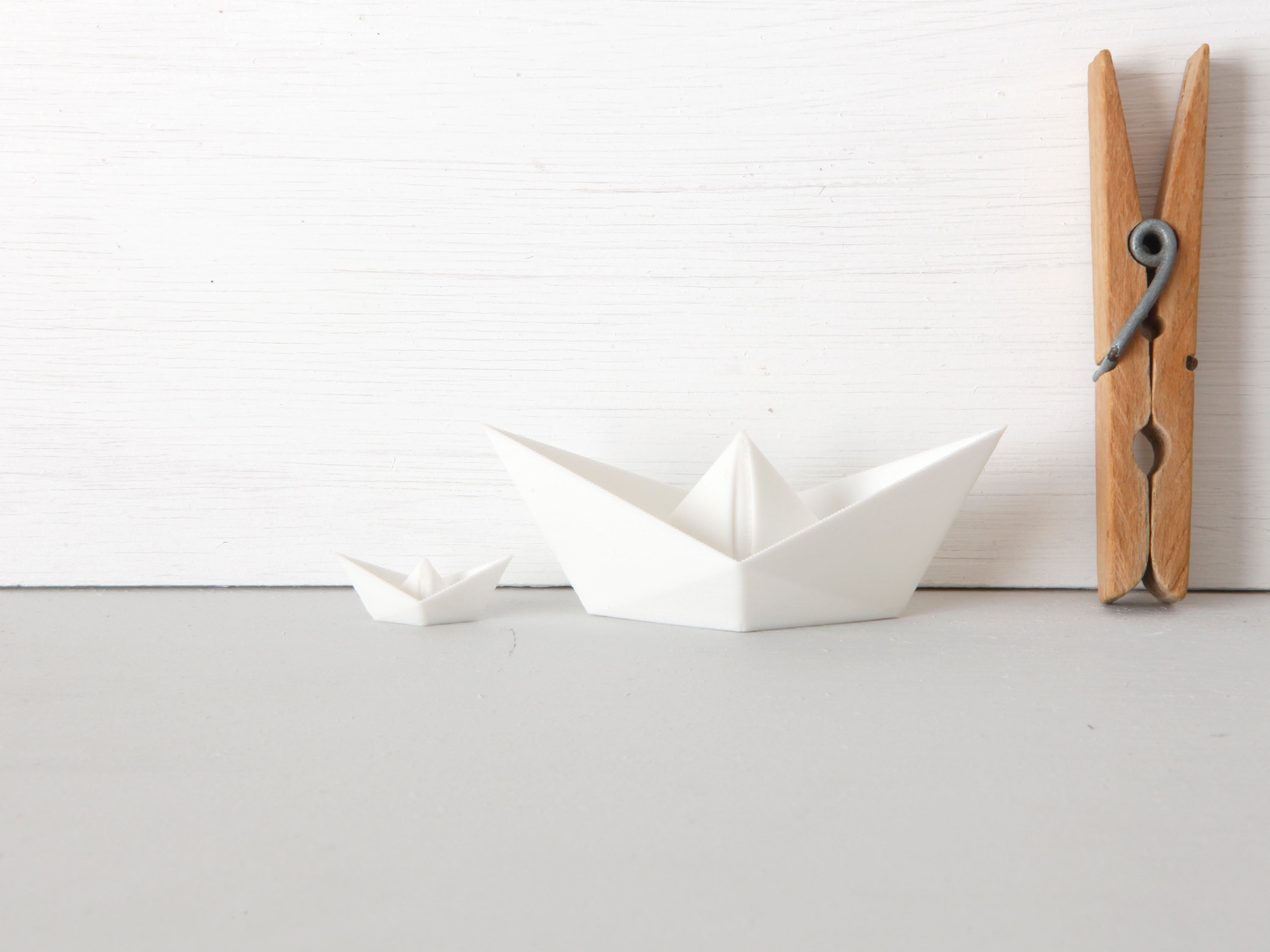 Miniatur Origami-Boote