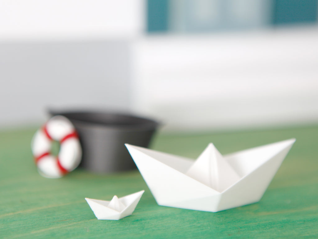Miniatur Origami-Boote