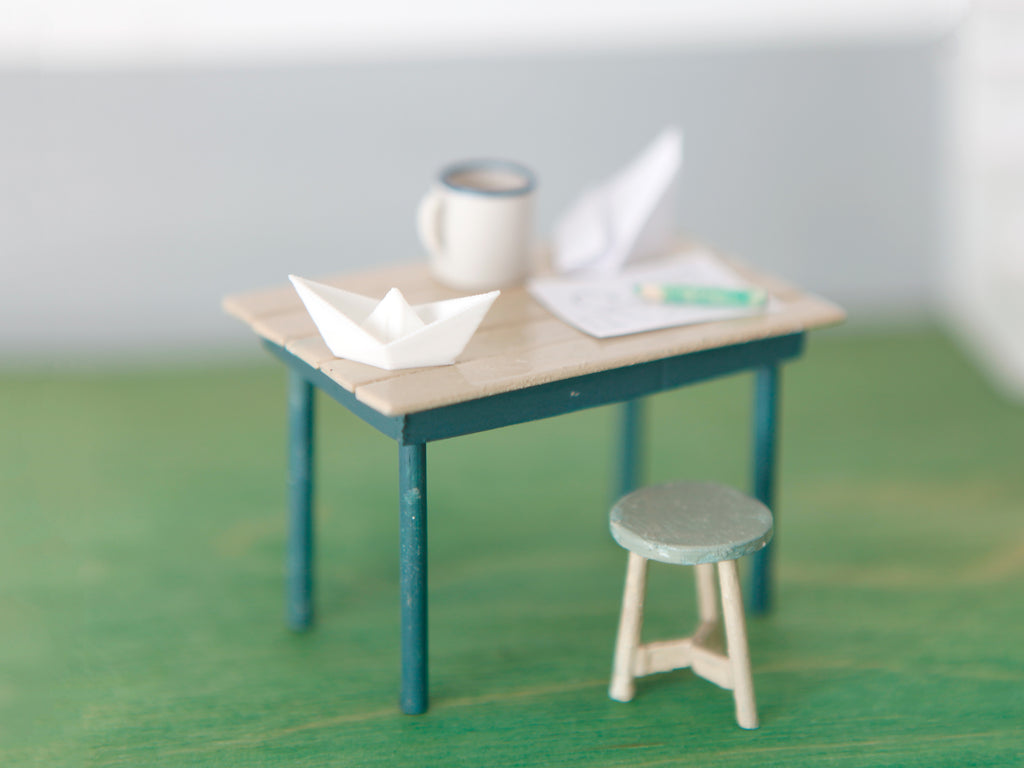 Miniatur Origami-Boote