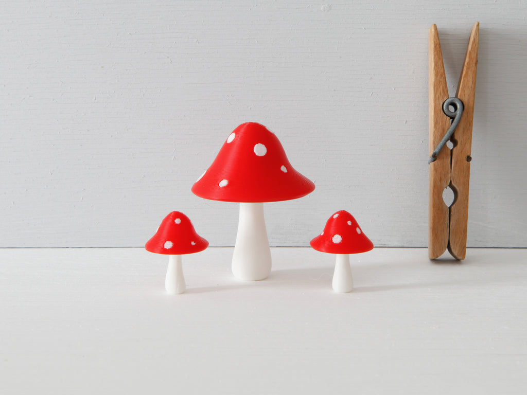 Miniatur Pilze - Set of 3