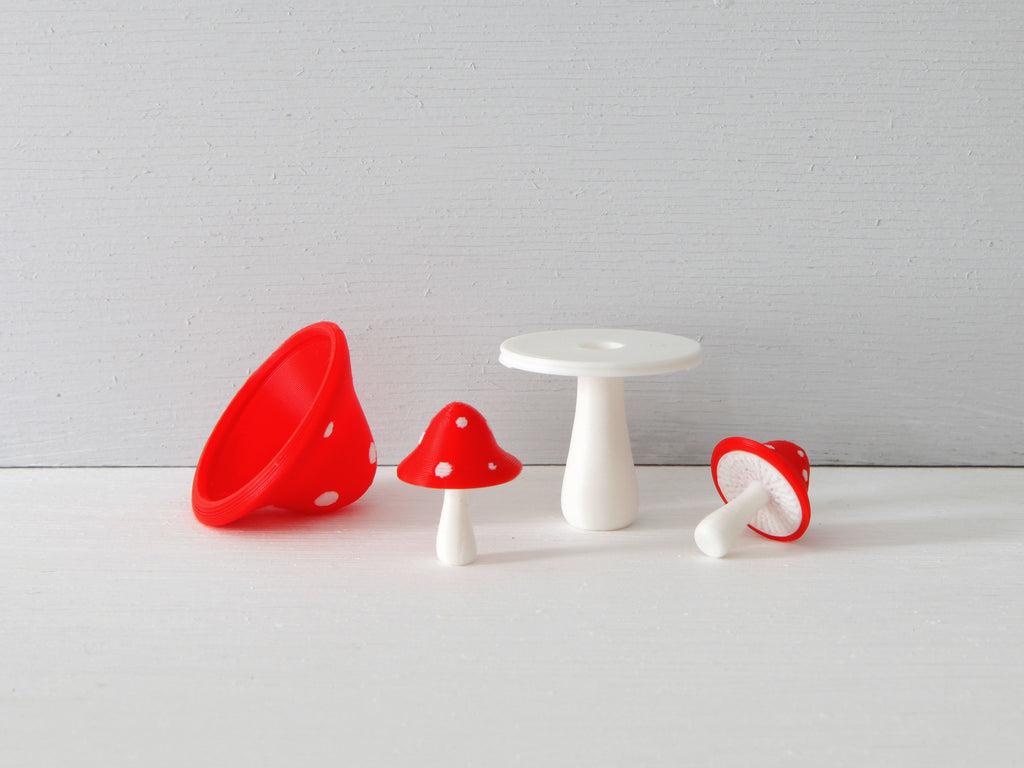 Miniatur Pilze - Set of 3