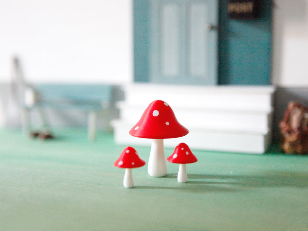 Miniatur Pilze - Set of 3