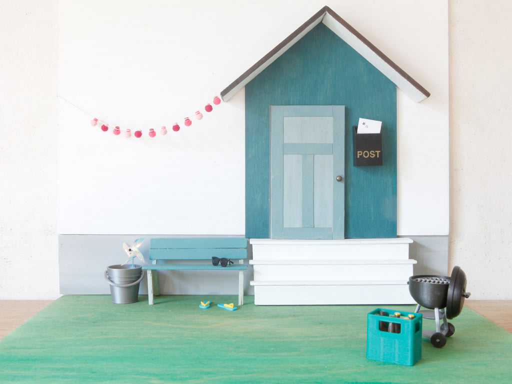 Miniatur Pompon Girlande