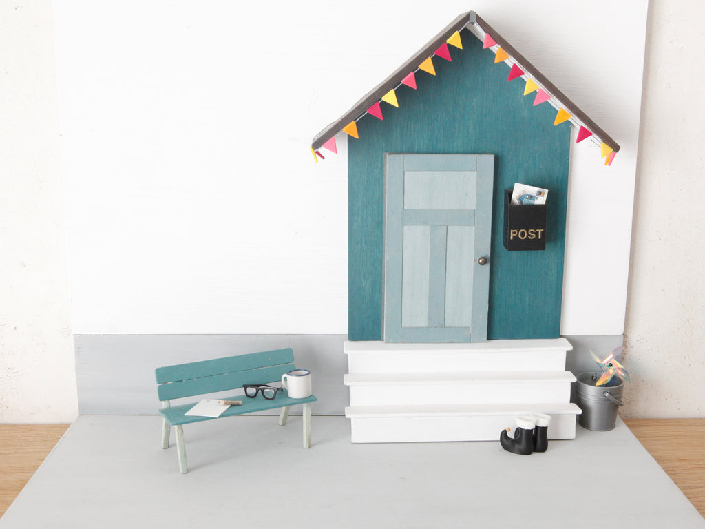 Miniatur Postkarten Set Aquarelle