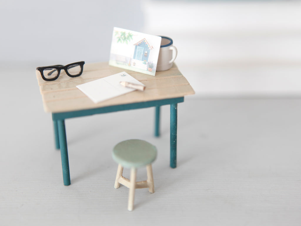 Miniatur Postkarten Set Aquarelle