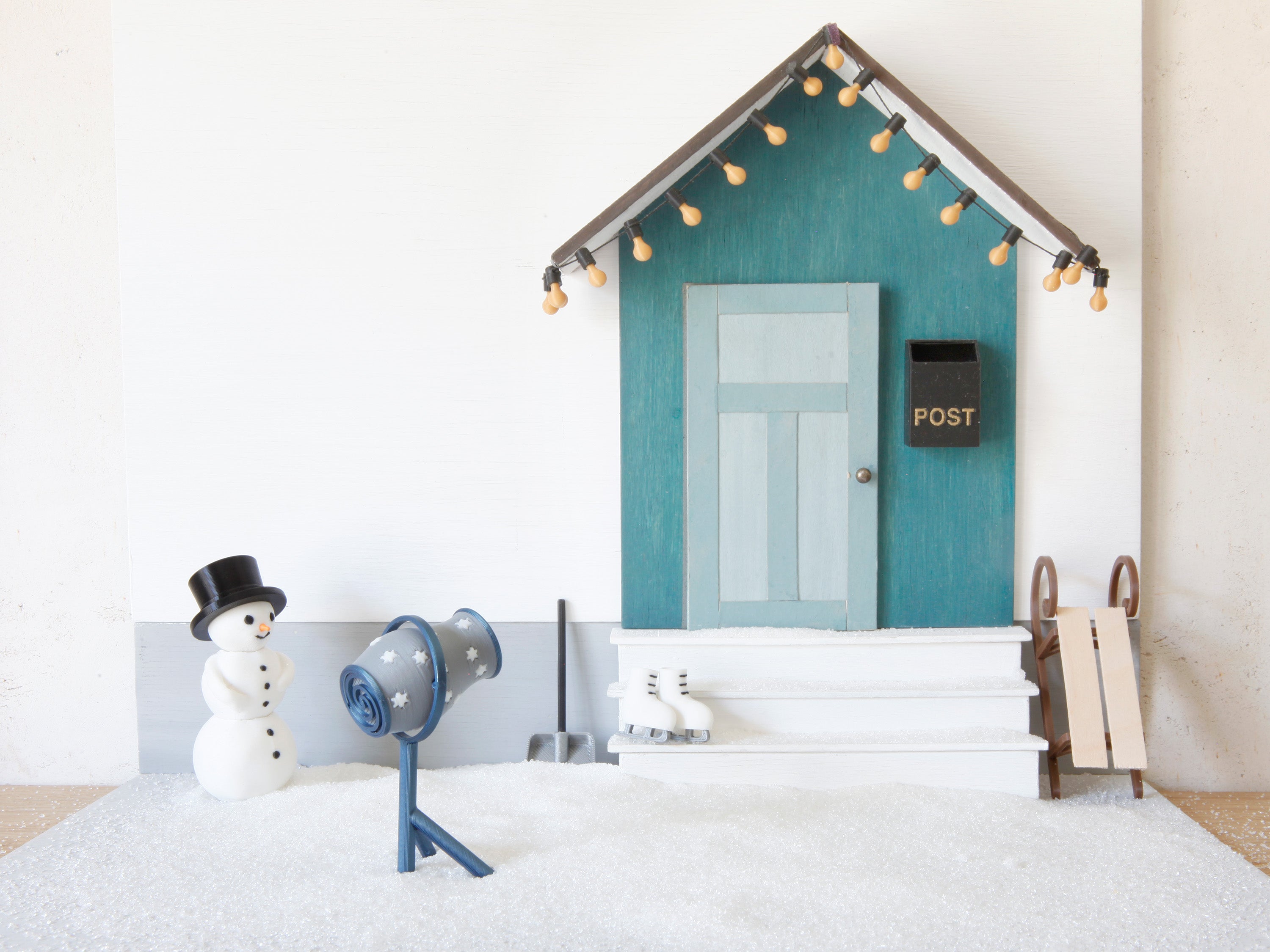 Miniatur Schneemacher