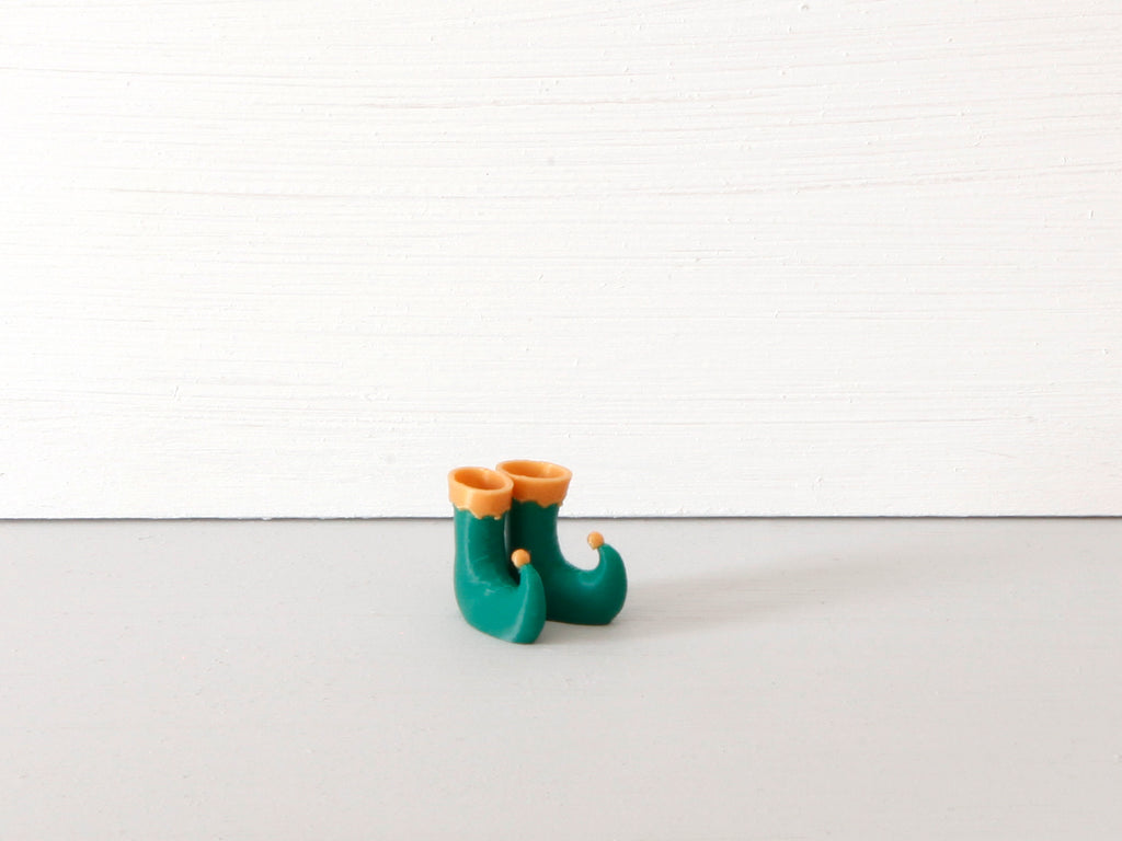 Miniatur Stiefel für die Wichteltür