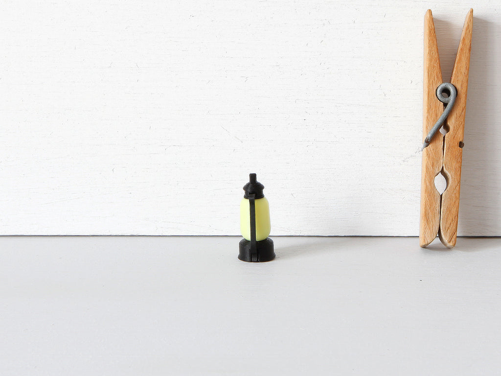Miniatur Sturmlaterne Glow-in-the-dark