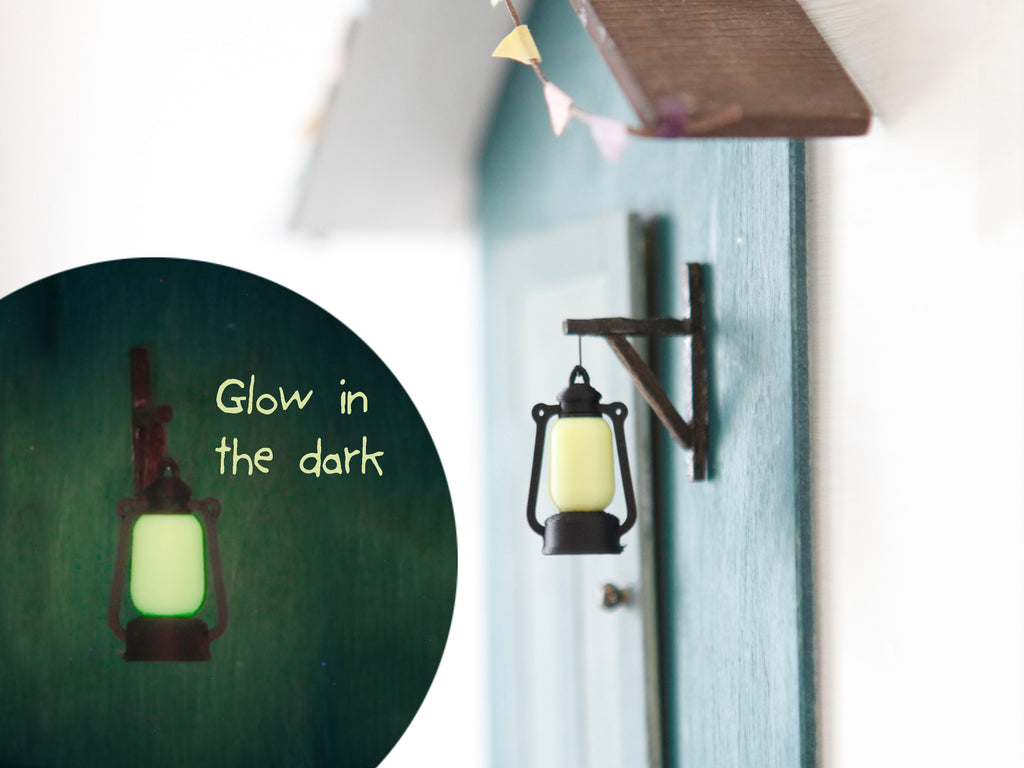 Miniatur Sturmlaterne Glow-in-the-dark
