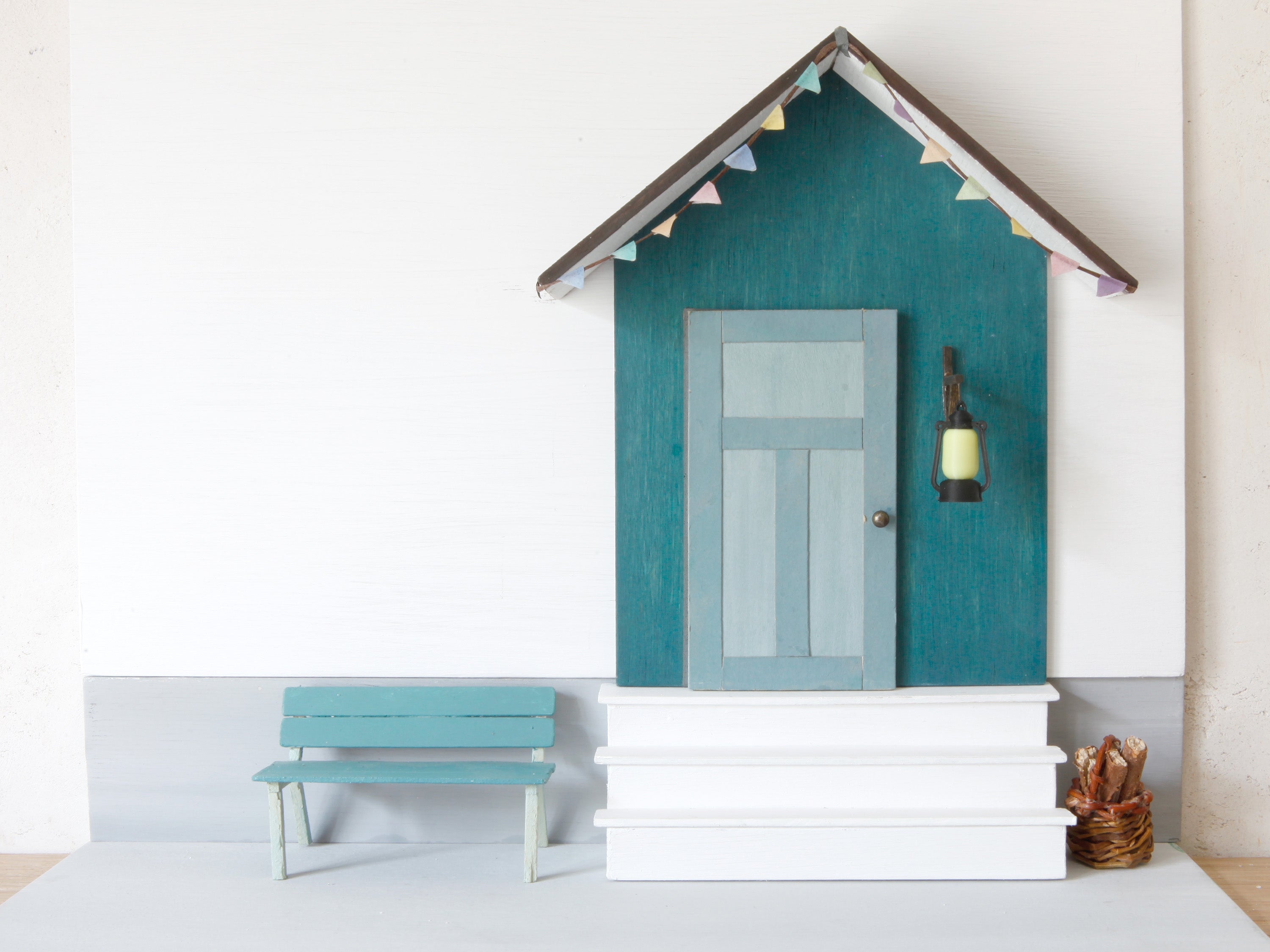 Miniatur Sturmlaterne Glow-in-the-dark