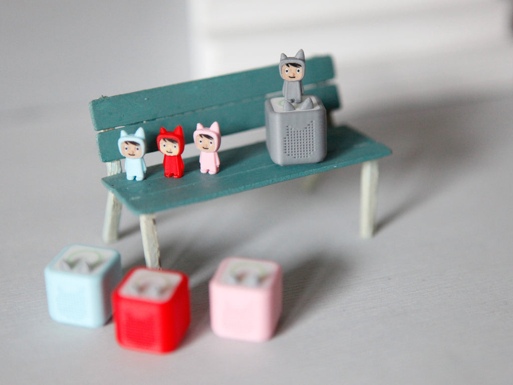 Miniatur Toniebox 2 mit Leuchtanzeige & Toniefigur