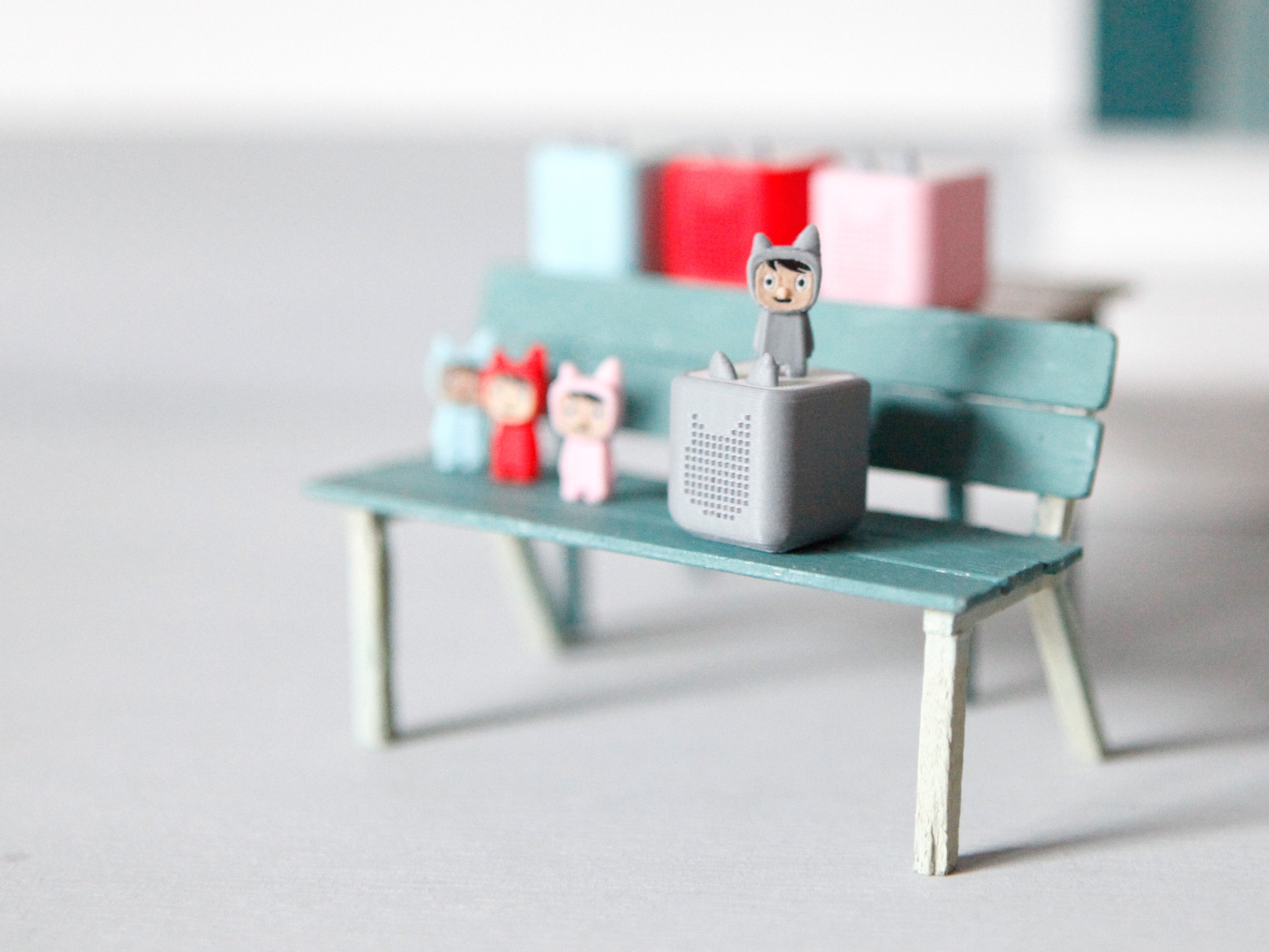 Miniatur Toniebox 2 mit Leuchtanzeige & Toniefigur