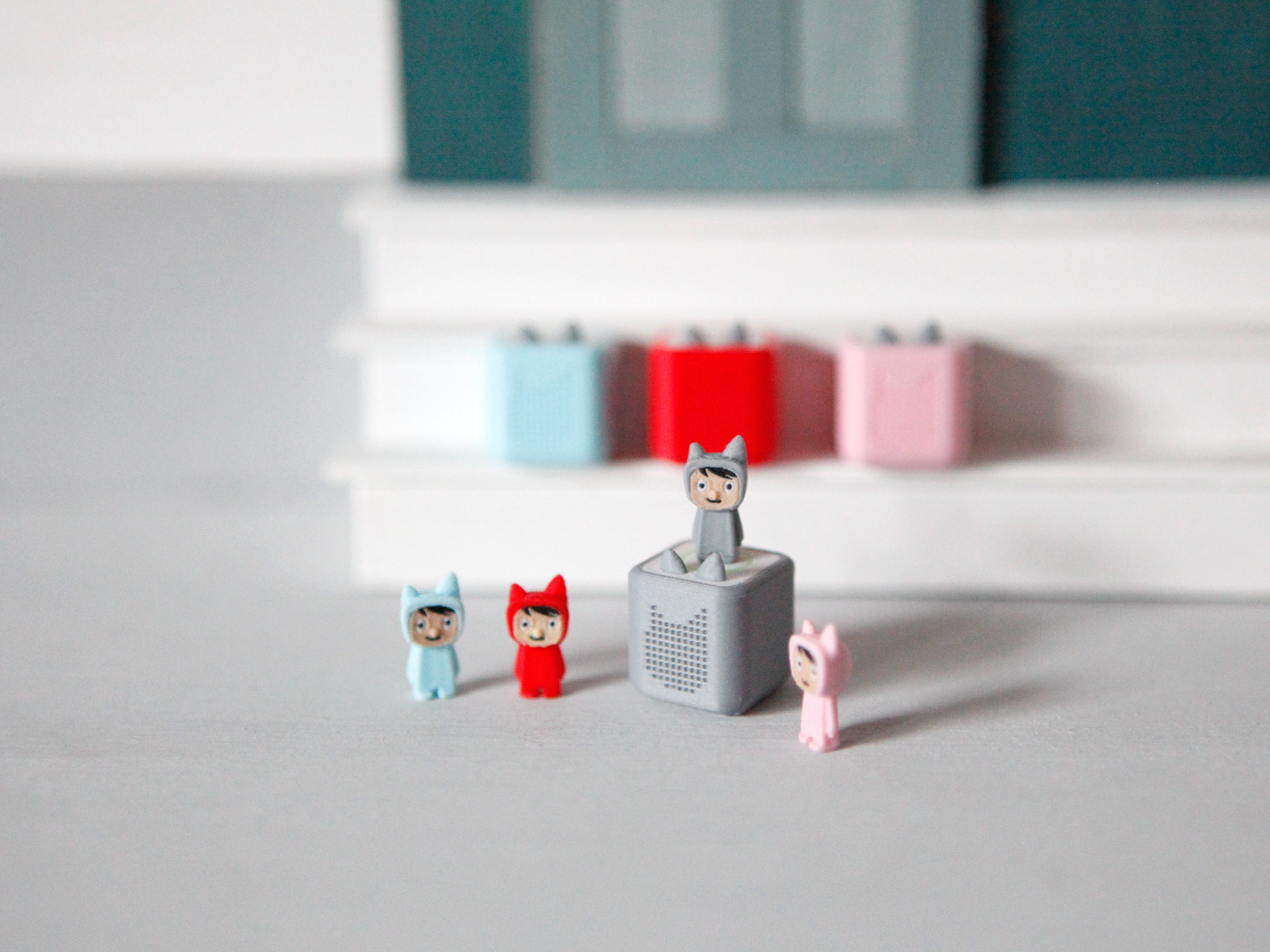 Miniatur Toniebox 2 mit Leuchtanzeige & Toniefigur