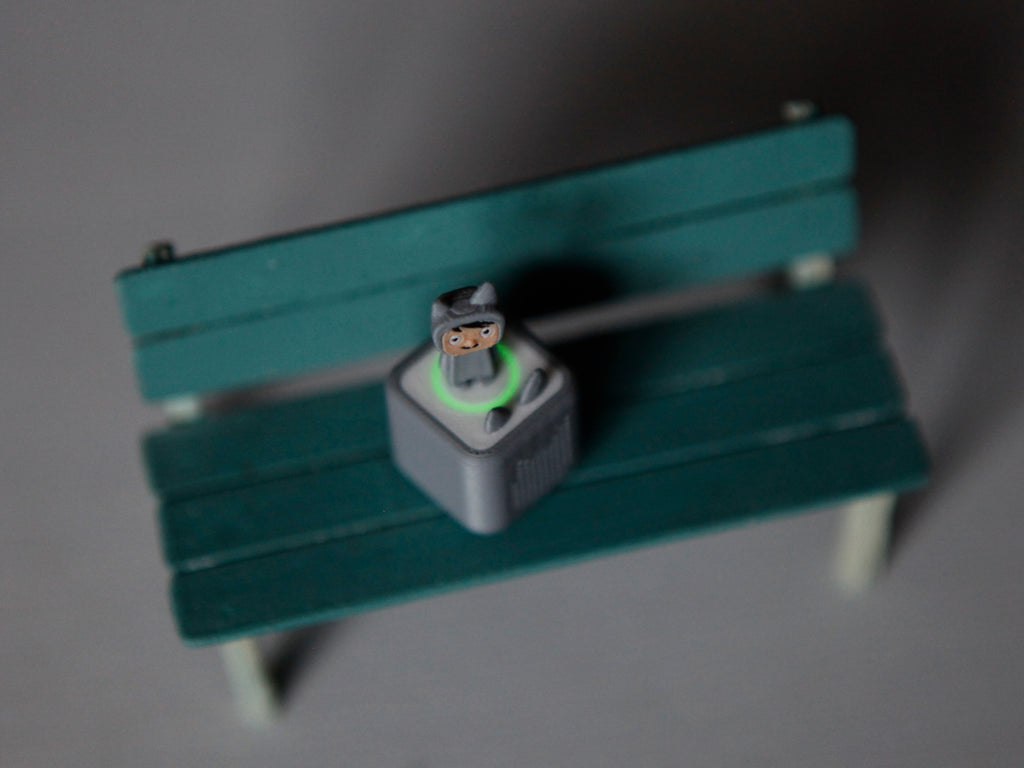 Miniatur Toniebox 2 mit Leuchtanzeige & Toniefigur