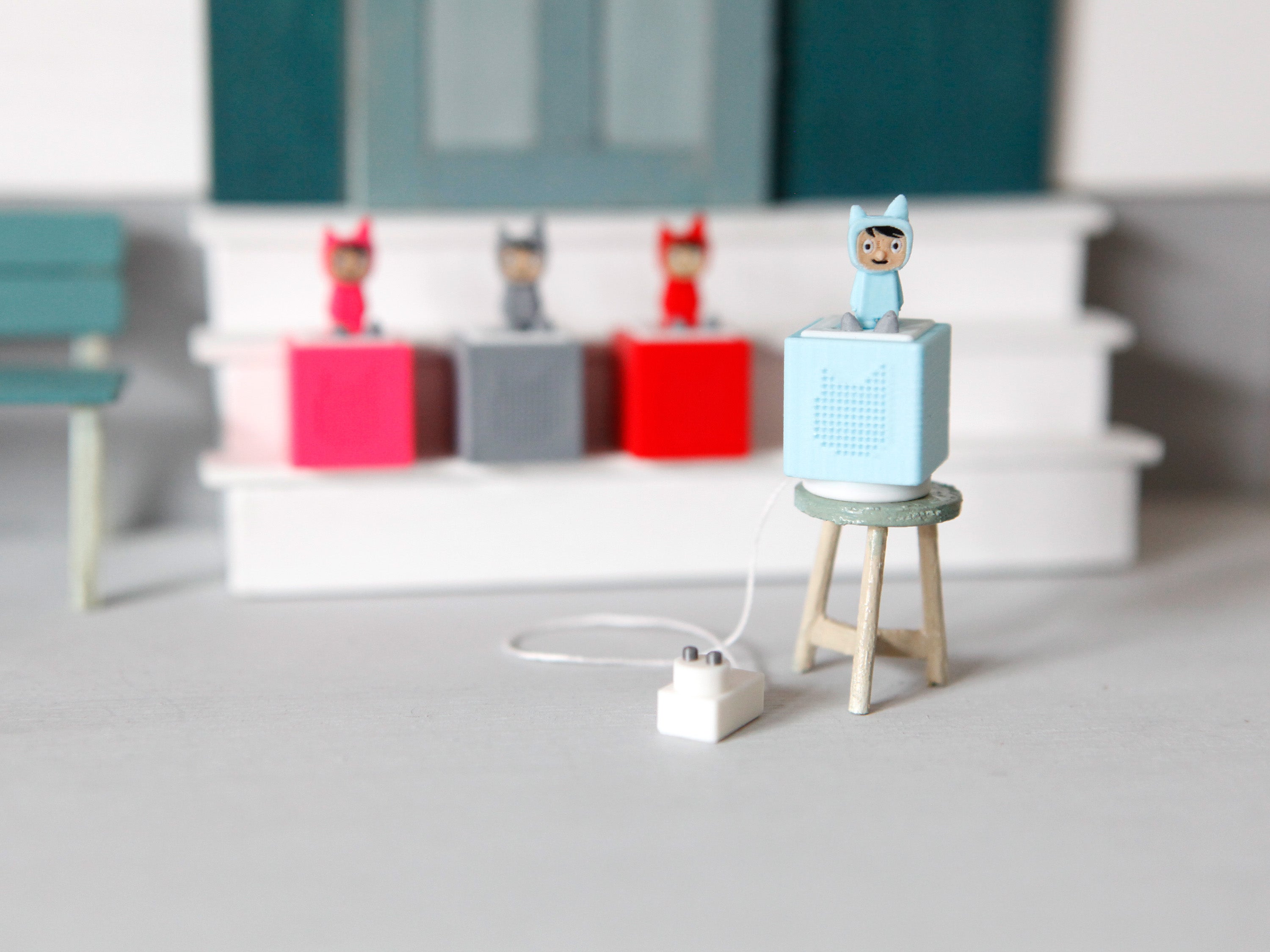 Miniatur Toniebox für die Wichteltür