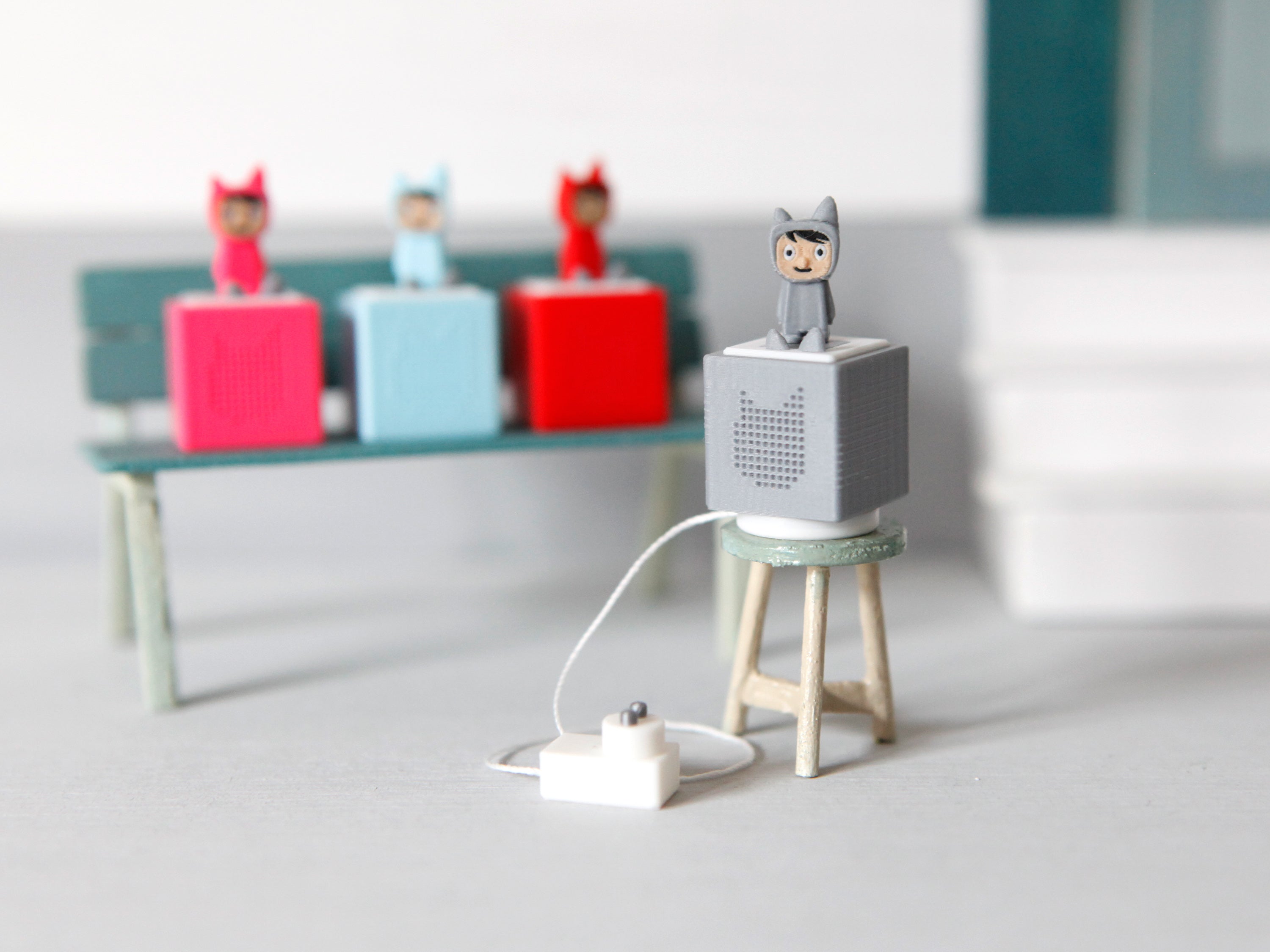 Miniatur Toniebox für die Wichteltür