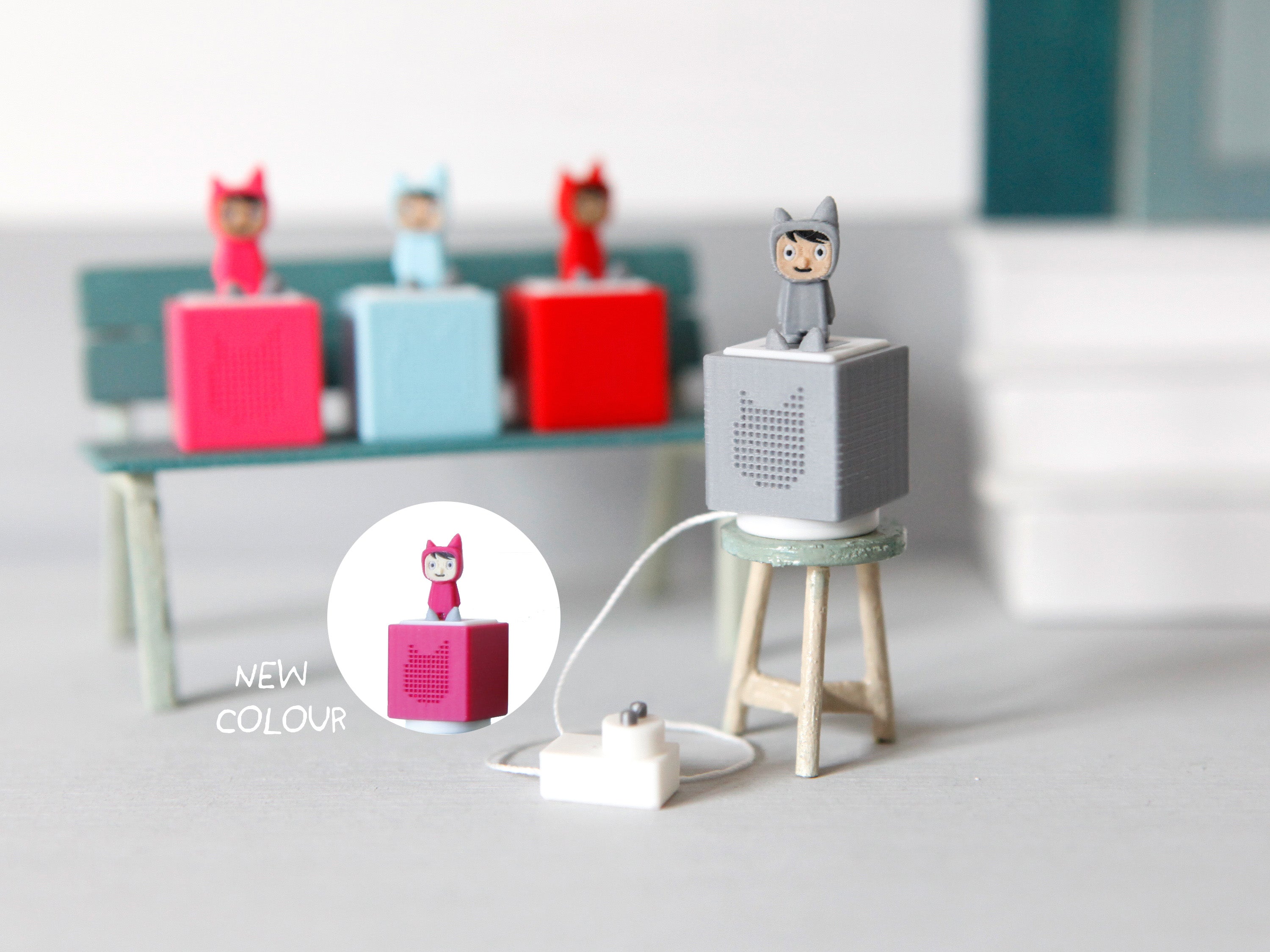Miniatur Toniebox für die Wichteltür